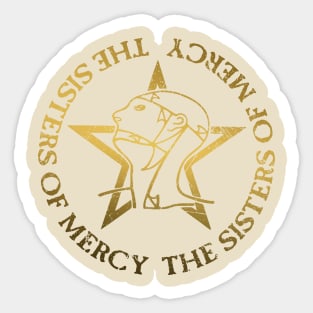 the sisters of mercy retro Sticker